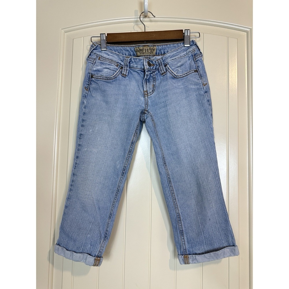 Hint‎ Jeans Y2K cropped Jeans Size 1 Denim Low Rise Vintage